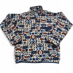Patagonia Men’s Protected Peaks Synchilla Snap-T Pullover Fleece Jacket Medium